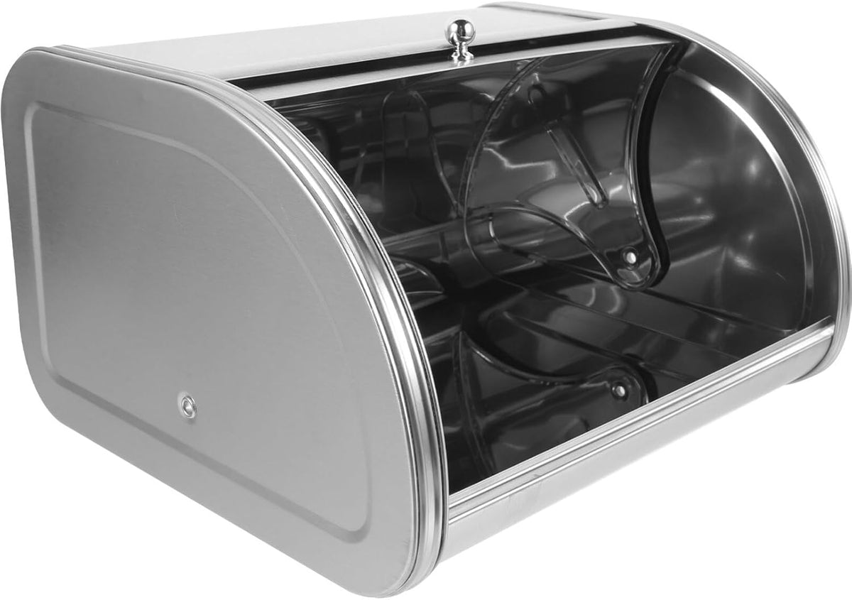 Stainless Steel Bread Storage Container Box with Cover Q39899