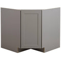 Gray Shaker Corner Sink Base Cabinet (36 in. x 34.5 in. x 24.5 in.) A325718