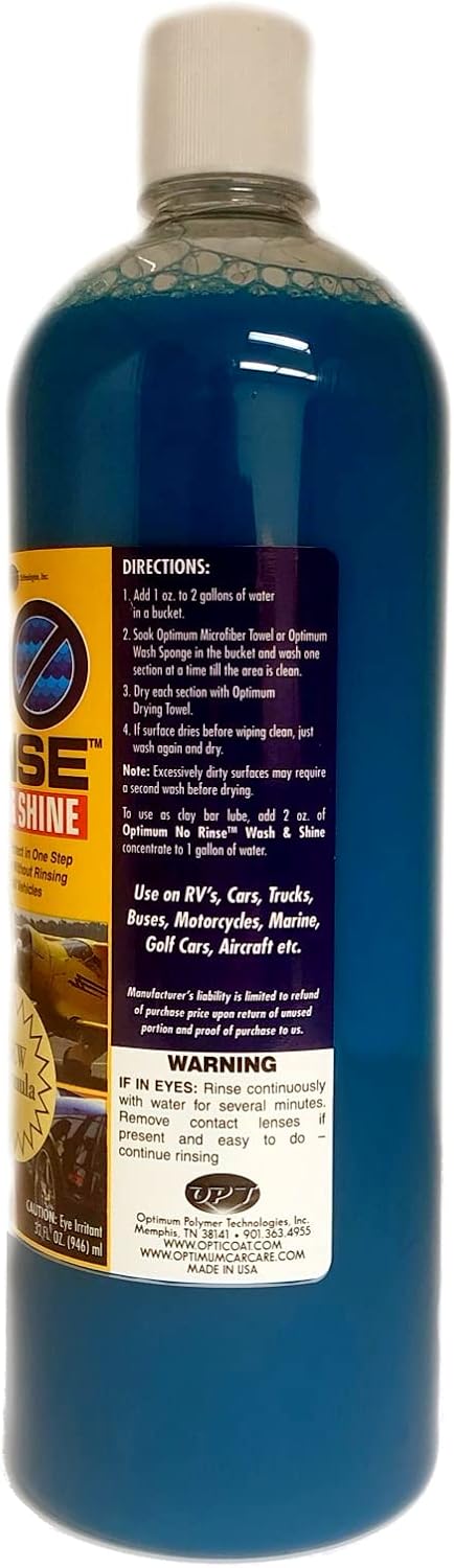 No Rinse Wash & Shine - 1 Gallon, Case of 4 J58717