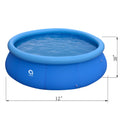 12 Ft x 30 Inflatable Swimming Pool J8728