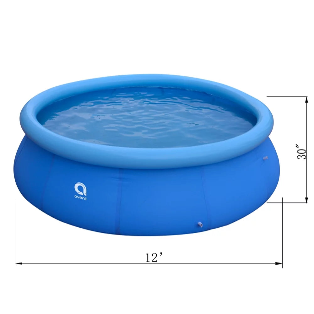 12 Ft x 30 Inflatable Swimming Pool J8728