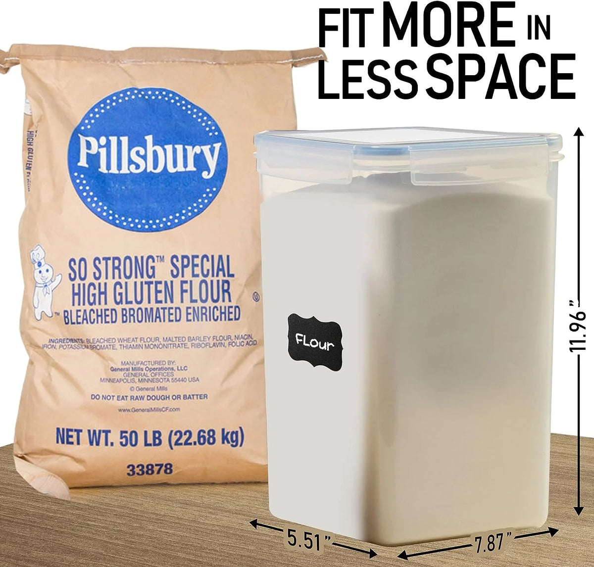 2PCS Extra Large Airtight Clear Plastic 8.5L Storage Containers with Lids G694252
