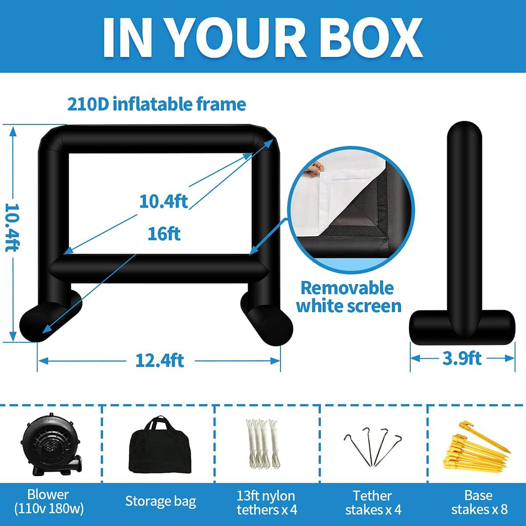 Inflatable Movie Screen with Carry Bag Y615