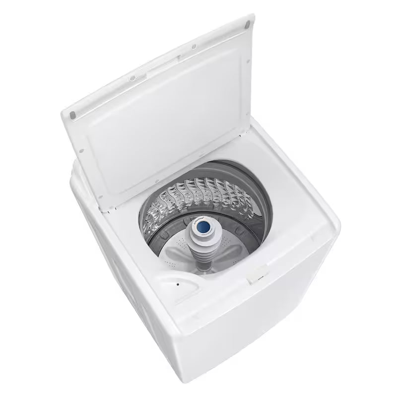 4 cu. ft. Top Load Washer with Agitator and Soft Close Lid in White D809