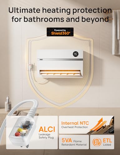 1500W Electric Wall Heater with Thermostat and Remote O45690