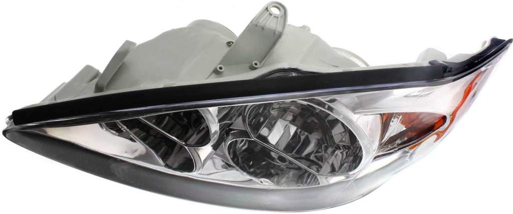 Chrome Driver Side Headlight Assembly for Toyota Camry 2002 2003 2004 T864