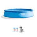 12ft x 30in Inflatable Swimming Pool with Filter Pump C53754