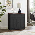 Black Sideboard Buffet Storage Cabinet E972591