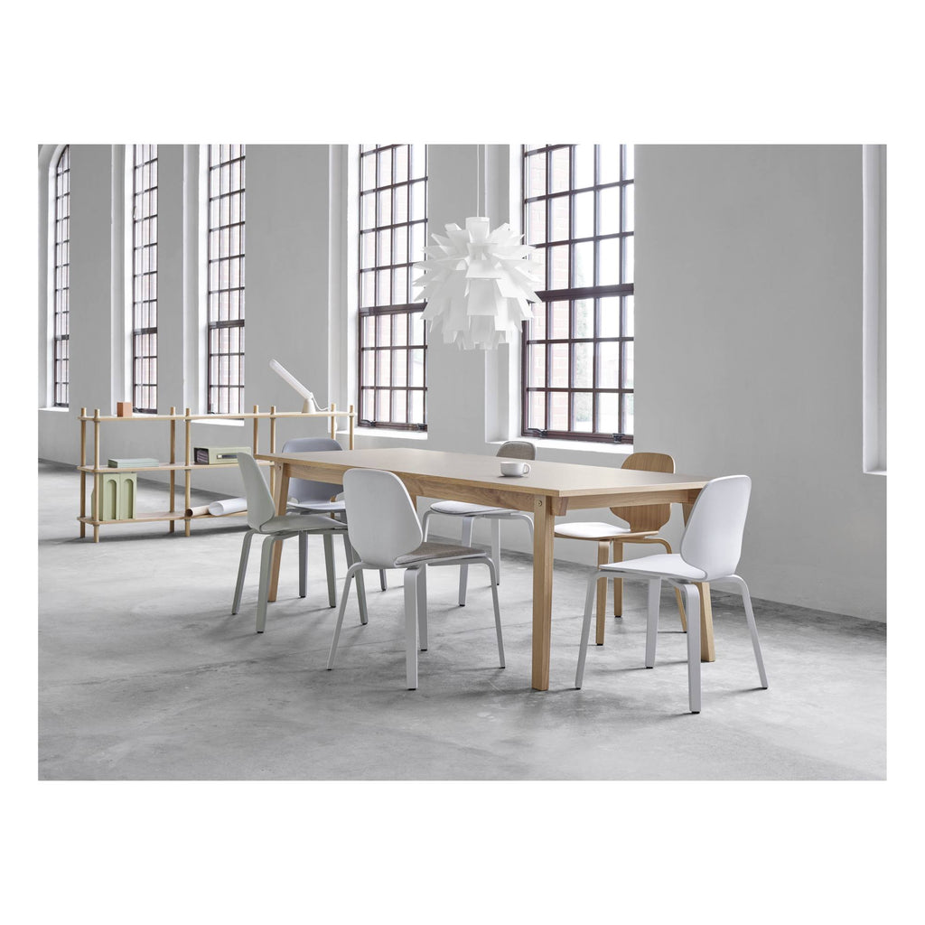 Light Grey Wood Base Chair A17800