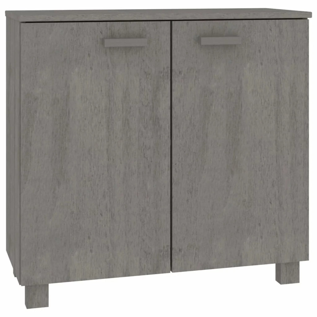Wooden Sideboard with 2 Doors Pine Wood Storage Cabinet R51187