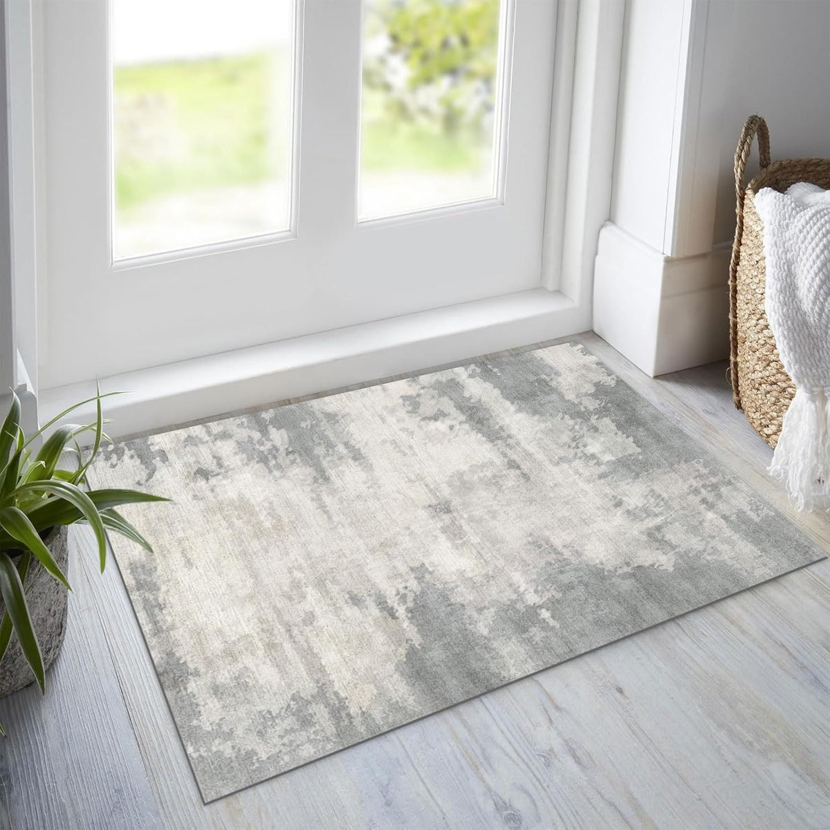 47'' x 31'' Absorbent Non-Slip Low Profile Rubber Floor Mat X92763