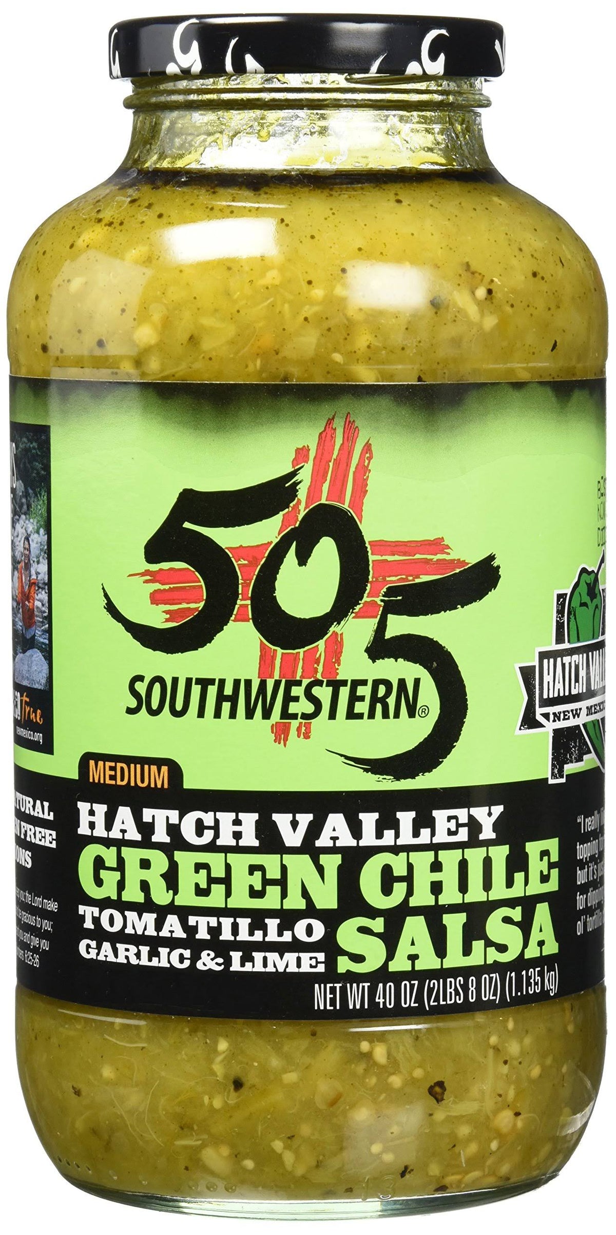 Southwestern Hatch Valley Green Chile Salsa 40 oz Q389232
