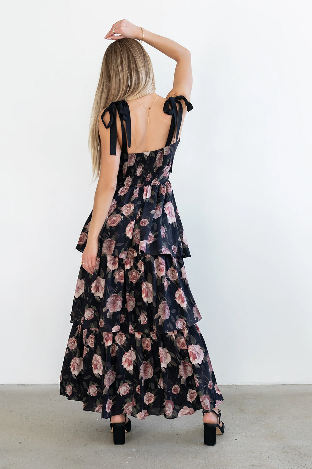 Ruffle Maxi Dress V63336