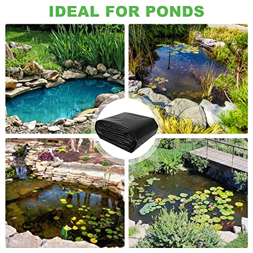 13 x 20 Feet Heavy Duty HDPE Pond Liner D286