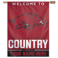 Arkansas Razorbacks 27 x 37 1-Sided Vertical Banner F860