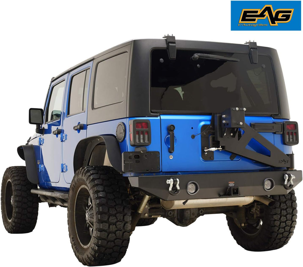 Compatible with JK Rear Bumper with Tire Carrier B230