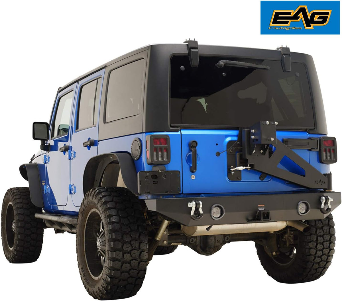 Compatible with JK Rear Bumper with Tire Carrier B230