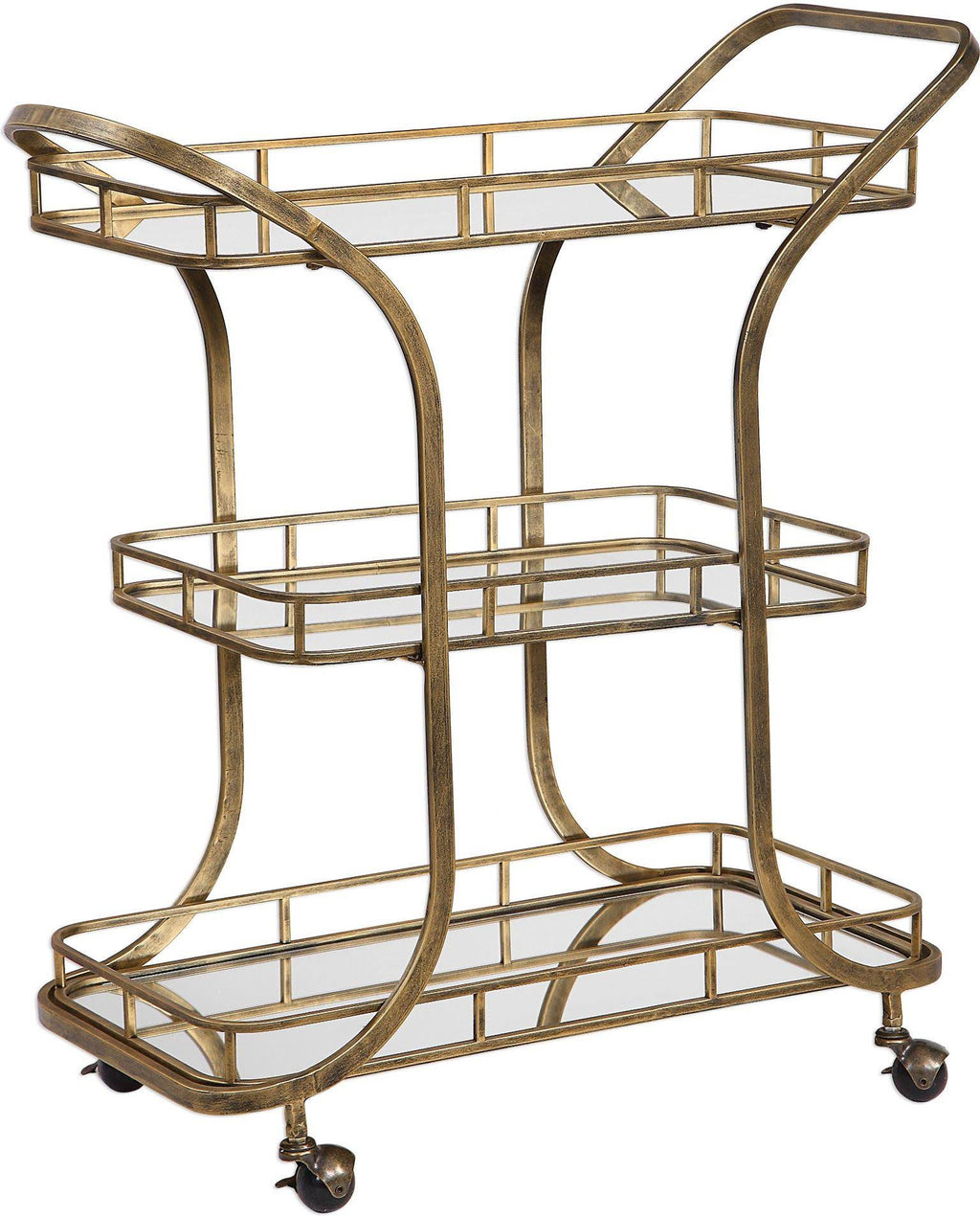 Gold Serving Cart C950194