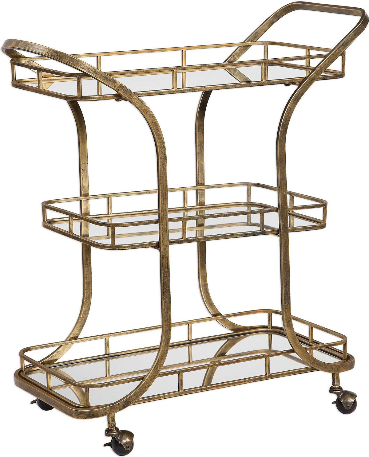 Gold Serving Cart C950194