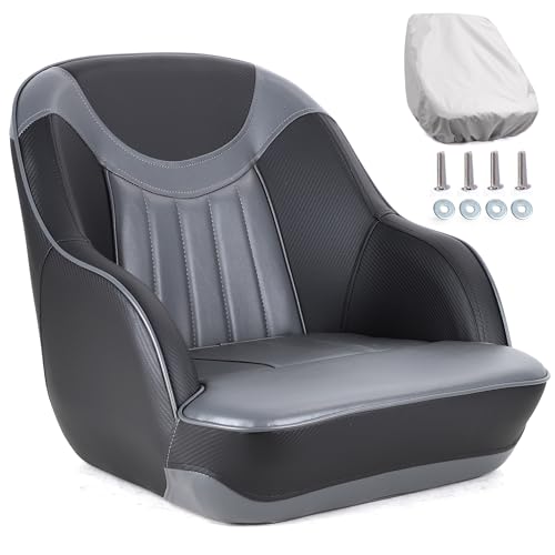White Pontoon Boat Seat R53163