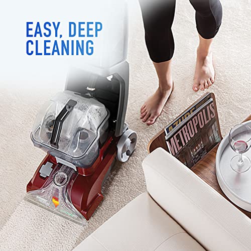Red Upright Carpet Cleaner Machine with Storage Mat O605