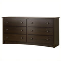 Espresso 6 Drawer Dresser B7721