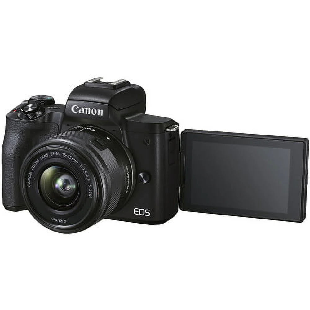 Mirrorless Camera with 15-45mm and 55-200mm Lenses (Black) D5616