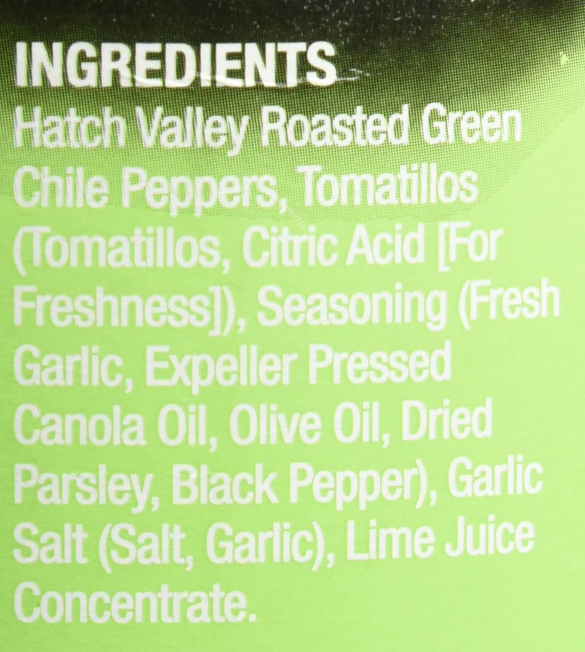Southwestern Hatch Valley Green Chile Salsa 40 oz Q389232