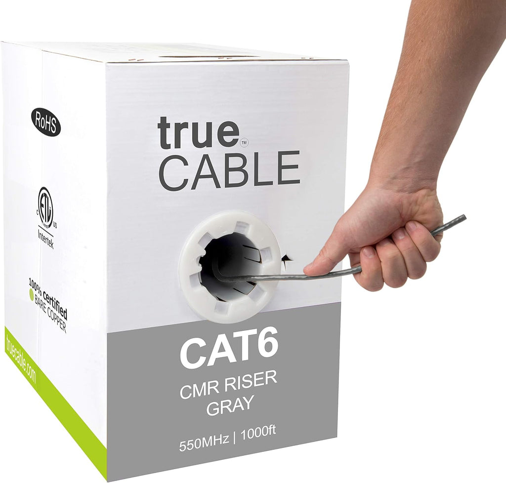 Green 1000ft Cat6 Riser Bulk Ethernet Cable E389527