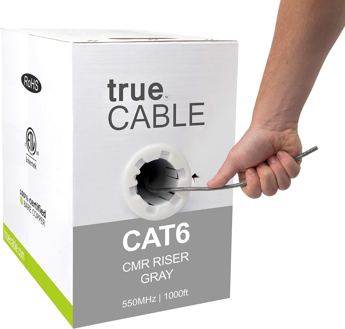 Green 1000ft Cat6 Riser Bulk Ethernet Cable E389527