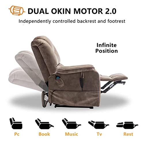 Yellow Heavy Duty Electric Recliner Lift Chair S203