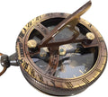Brass Pocket Sundial Compass P723384
