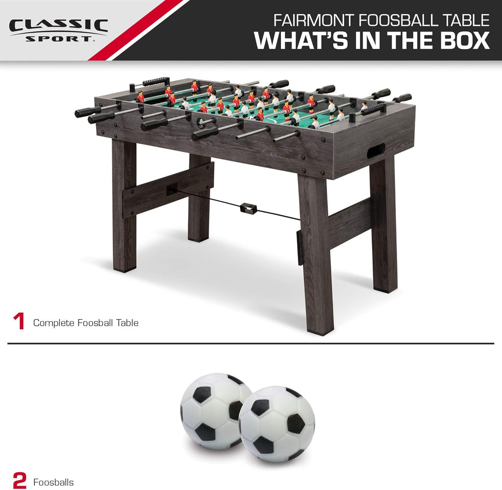 48" Mid-Size Indoor Foosball Table, Grey G1270