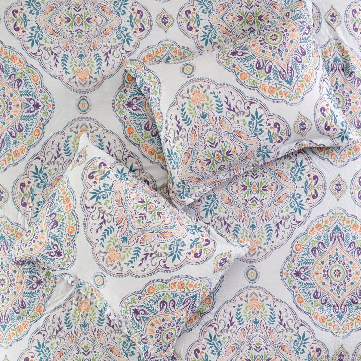 6 Piece Printed Bed Set V409843