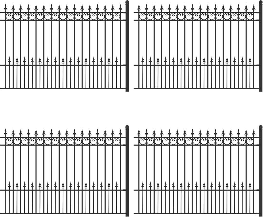4-Panel Steel Fencing Kit 8x5 Each K23876