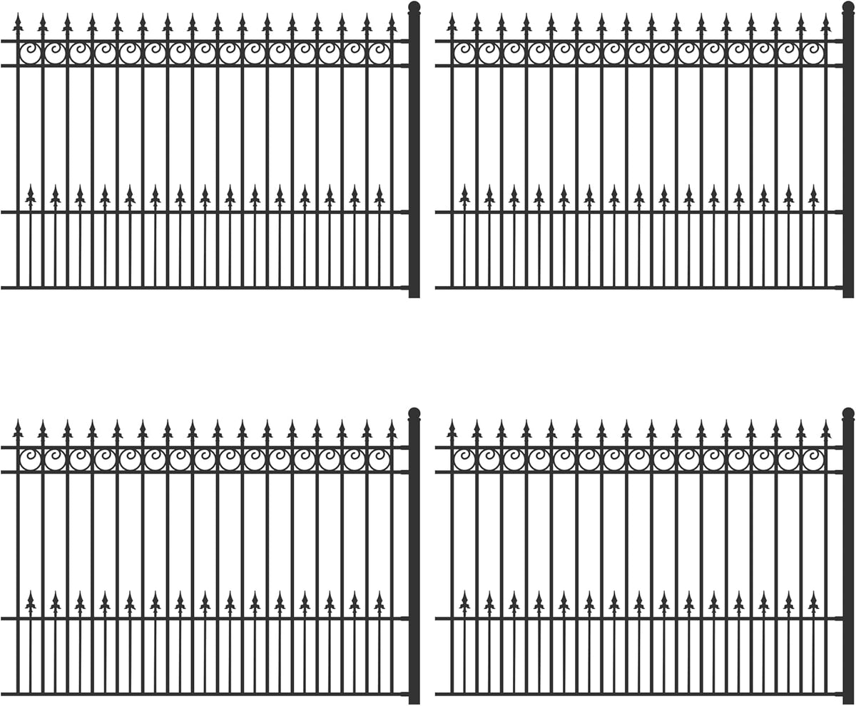 4-Panel Steel Fencing Kit 8x5 Each K23876