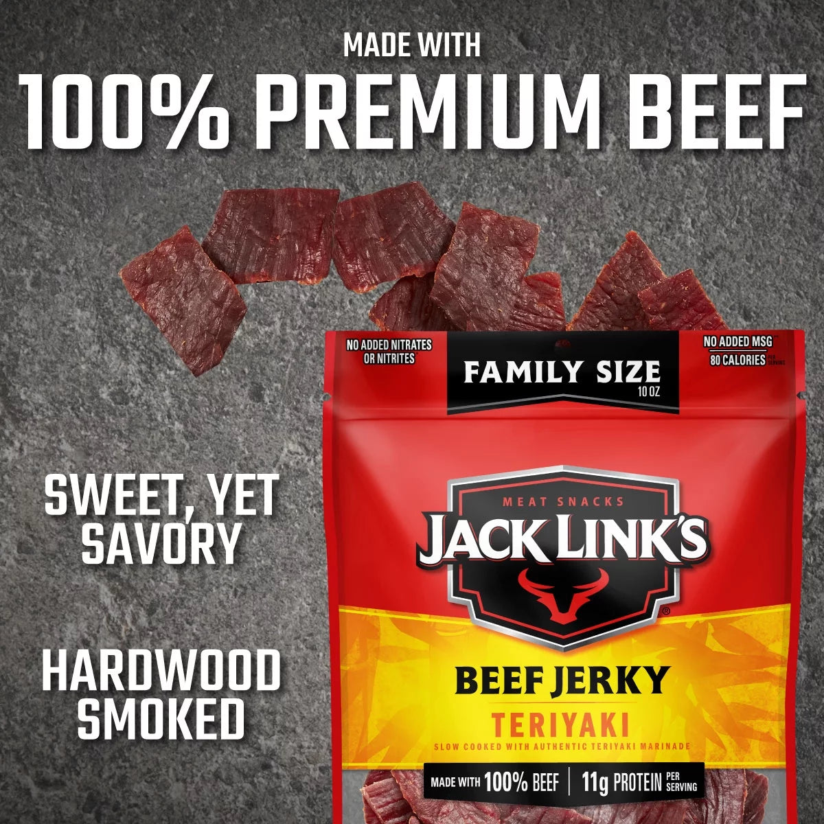 10oz Beef Teriyaki Jerky S73432