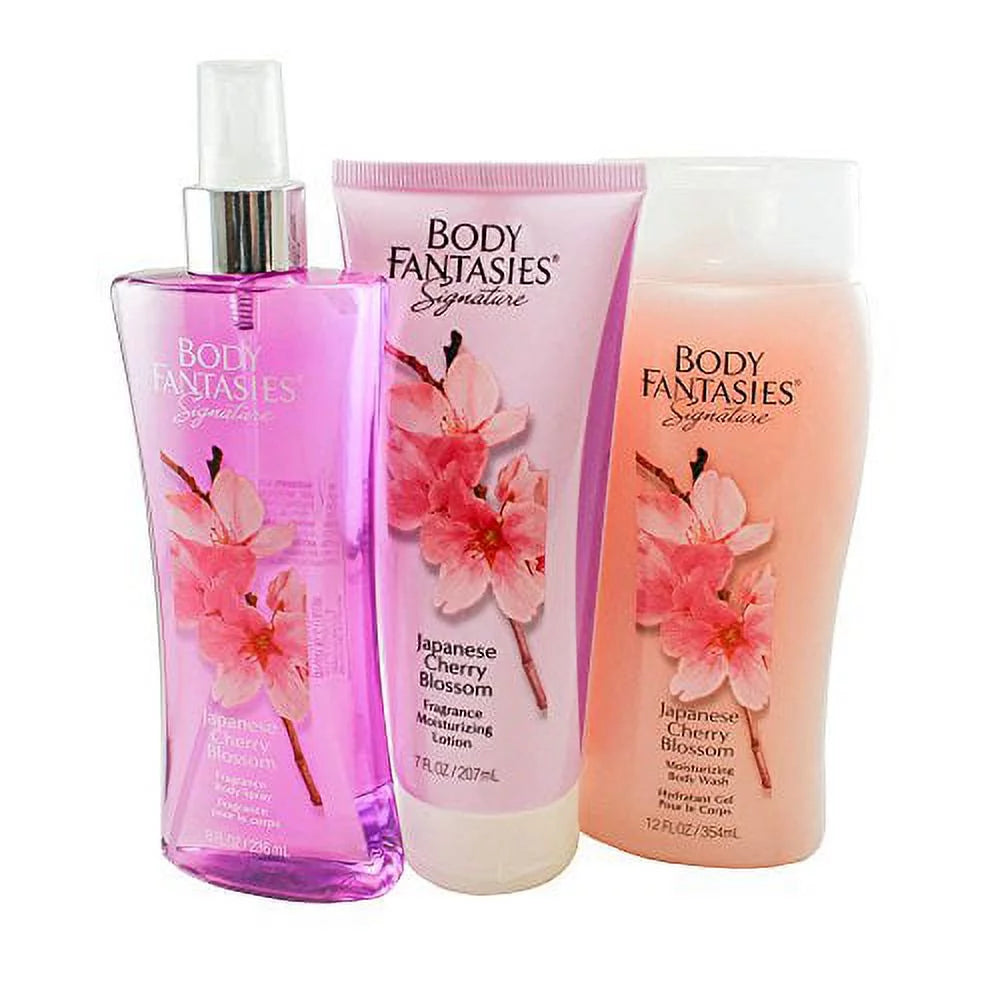 Japanese Cherry Blossom 3 Piece Gift Set S874308