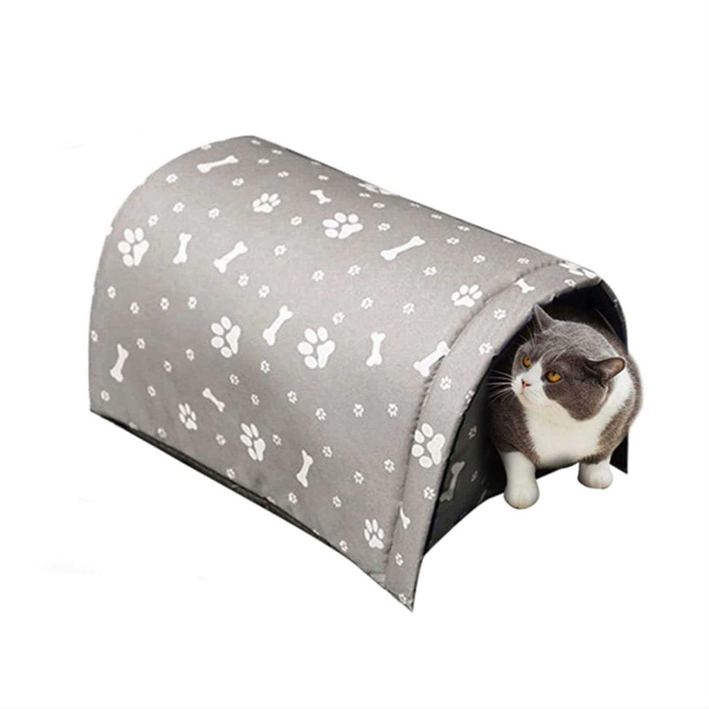 Weatherproof Foldable Cotton Filled Cat House G10091