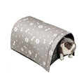 Weatherproof Foldable Cotton Filled Cat House G10091