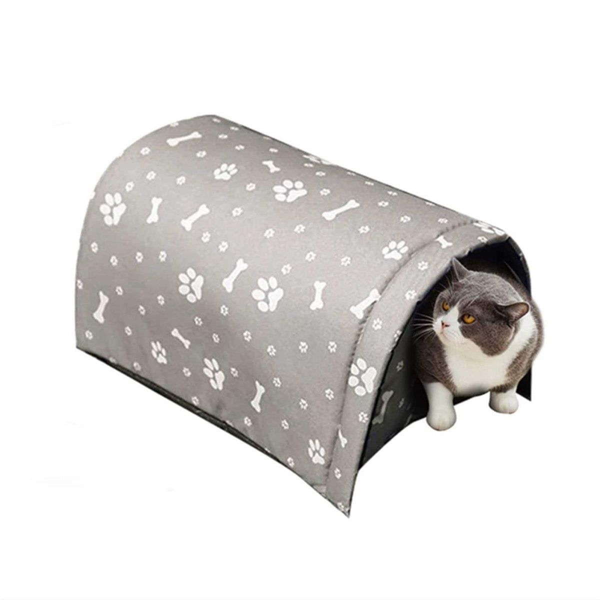Weatherproof Foldable Cotton Filled Cat House G10091