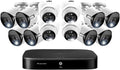 16-Channel 4K UHD DVR Surveillance System with 3TB and 12 4K UHD Cameras W2758