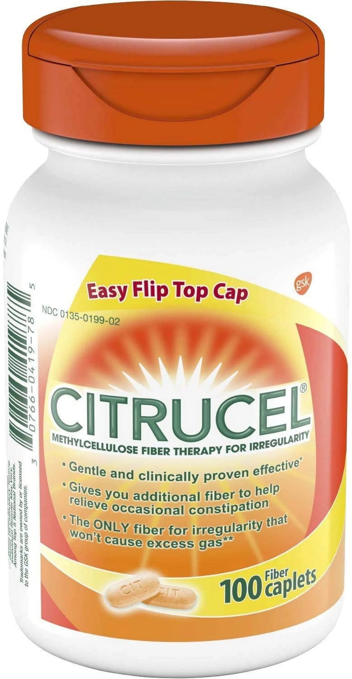 100 ct Fiber Supplement Caplets P468492
