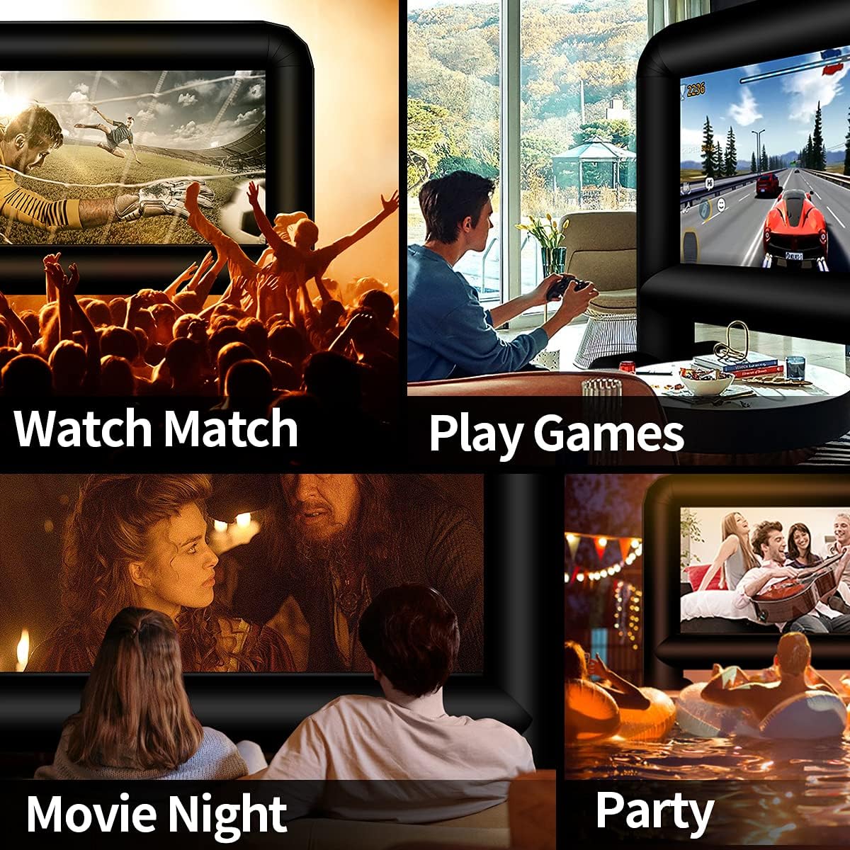 Inflatable Movie Screen with Carry Bag Y615