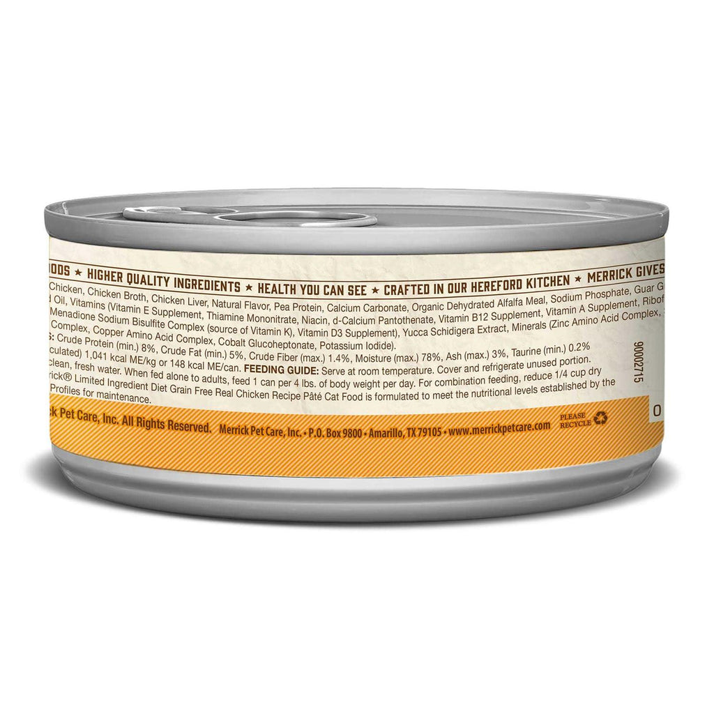 Limited Ingredient Diet Grain Free Duck Pate Canned Cat Food W32034