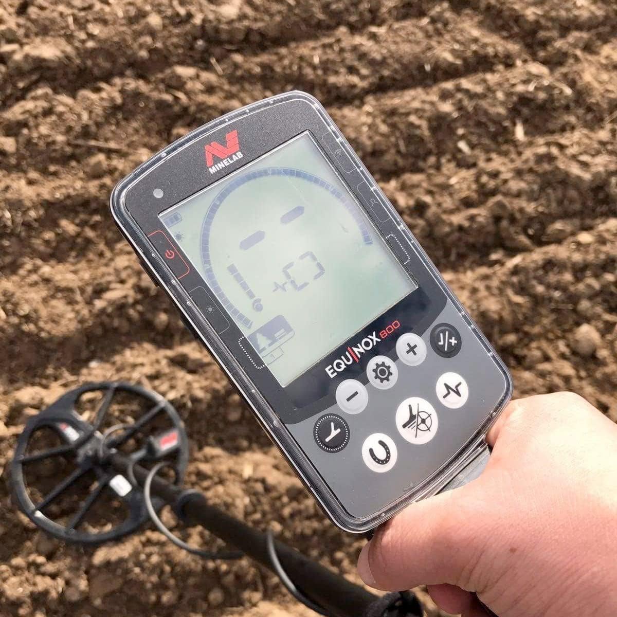 Metal Detector with 15 Inch Coil and Pinpointer E778237