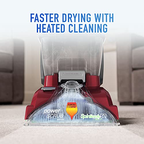 Red Upright Carpet Cleaner Machine with Storage Mat O605