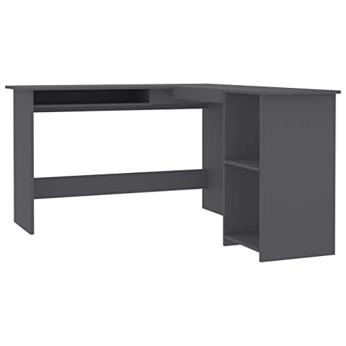 L-Shaped Corner Desk Sonoma Oak 47.2"x55.1"x29.5" Engineered Wood L36578