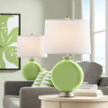 Green Table Lamp Set of 2 U1173