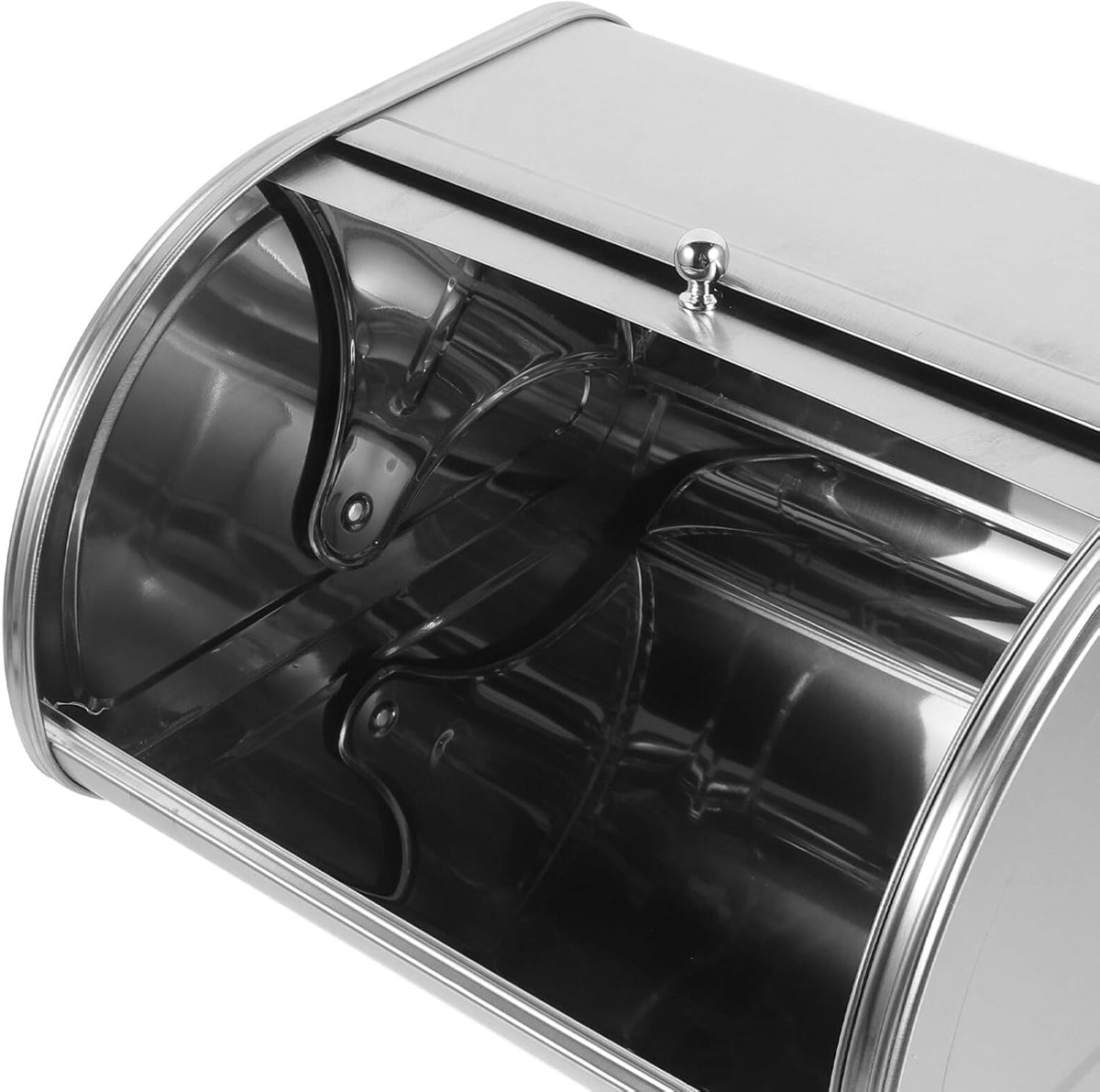 Stainless Steel Bread Storage Container Box with Cover Q39899